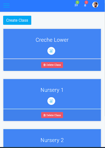Android application School App Ebusinessflow screenshort