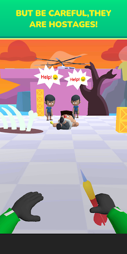Ninja Hit 3D: Rescue game Screenshot 3 - AppWisp.com