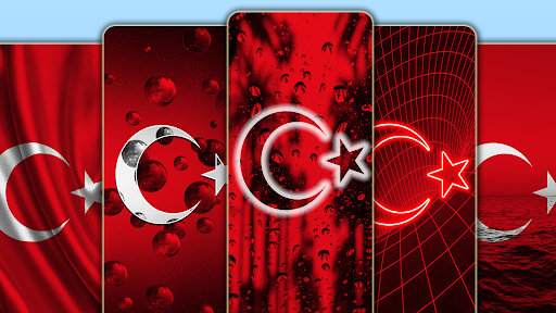 Android application Türk Bayrağı Duvar Kağıtları screenshort