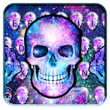 Galaxy skull Keyboard icon