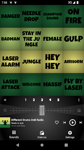 Drum&Bass Radio + DJ Effects Screen 2