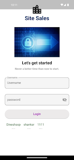 site sales Screen 3