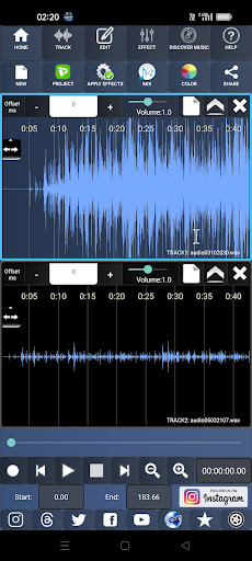 Screenshot Audiosdroid Audio Studio