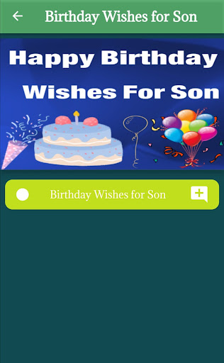 Birthday Wishes for Son Screen 2