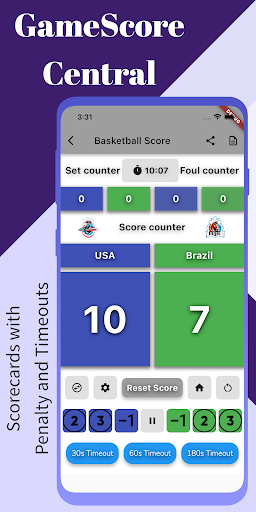 Android application GameScore Central : All-in-One screenshort