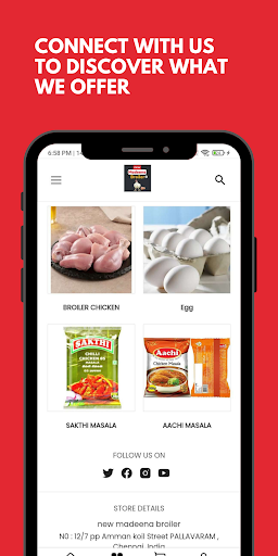 Madeena Broiler app Screen 3