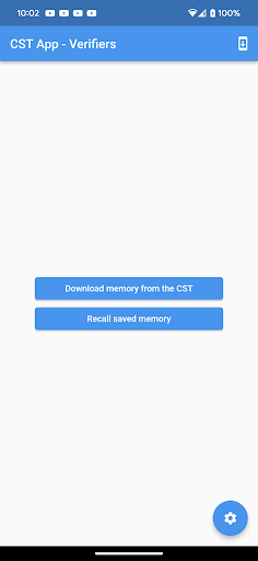 Android application CST Mobile - Verifier screenshort