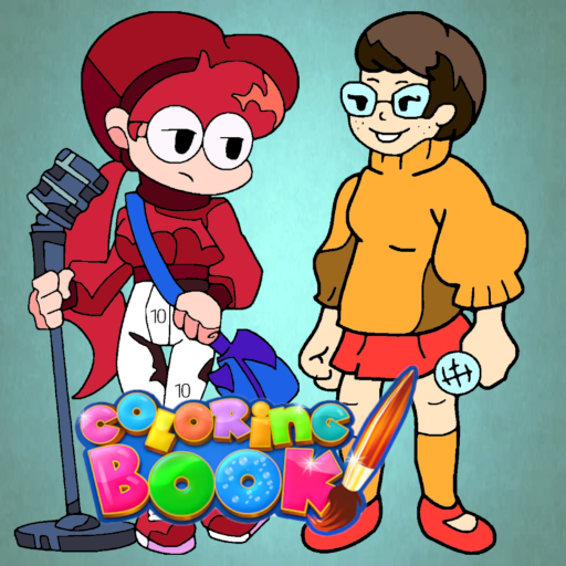 Coloring FNF Characters logo
