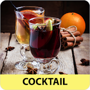 Cocktail recipes offline app. Cocktail & mocktail.  Icon
