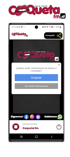 Radio Coqueta Screen 2