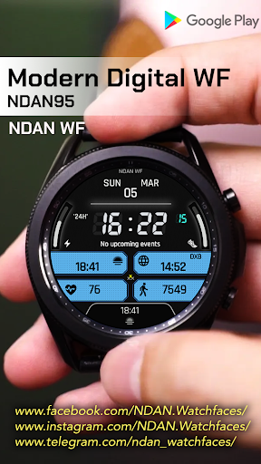 Android application NDAN95 Digital WF 7 Segment screenshort