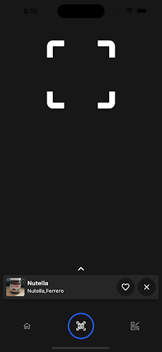 Android application QRGenius scans QR barcode screenshort