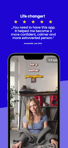 Screenshot of charisme: Social Anxiety Coach
