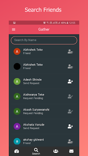 Gather: Video Conferencing App Screen 3
