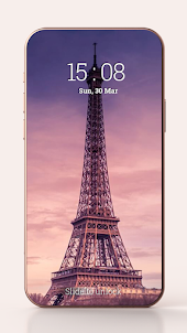 Eiffel Tower Pin Lock Screen