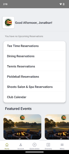 Canebrake Country Club Screen 2