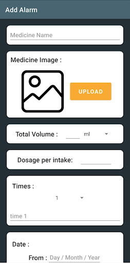 Medi2Mine - Medicine Reminder Screen 2