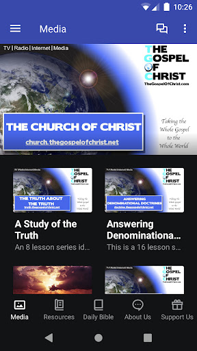 Screenshot of The Gospel of Christ - TGOC