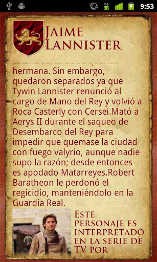 Guia de canción de hielo y fue Screen 3