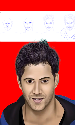 How to draw indian actors Screen 3