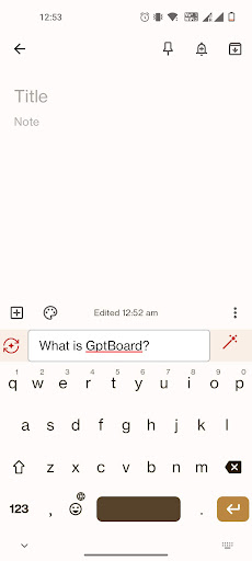 Android application GPTboard screenshort