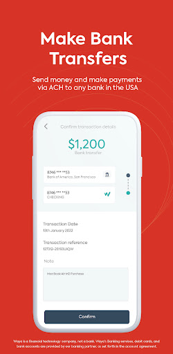Waya - Mobile Banking Screen 3