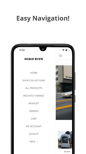 Screenshot of High Dive Apparel