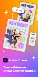 Adobe Express: Diseño gráfico MOD APK (Pro desbloqueado) 1