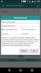 screenshot of Resume PDF Maker / CV Builder