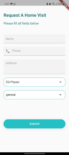 EgPhysio Screen 3
