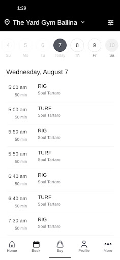 The Yard Gym Screen 2