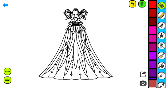 Gown Coloring Book