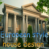 European style house design icon