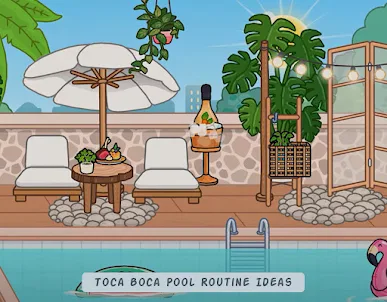 Toca Boca Pool Routine Ideas