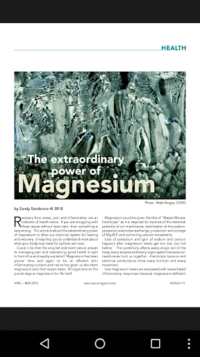 Nexus Magazine Screen 3