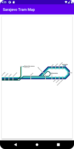Sarajevo Tram Map Screen 3