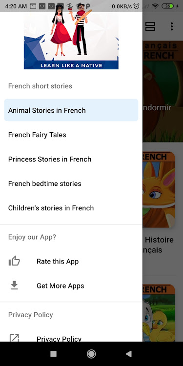 French short stories - 20 - (Android)