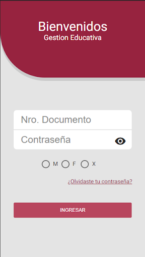 Android application Gestión Educativa 4.0 screenshort