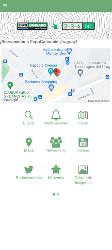 Android application ExpoCannabis Uruguay screenshort