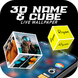 Icon image 3D Name & Photo Live Wallpaper