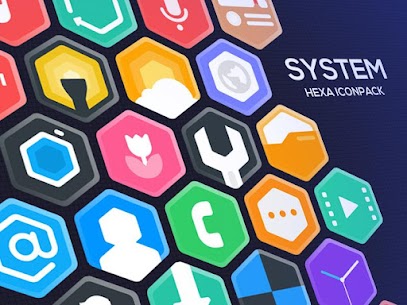 Hexa Icon Pack: Hexagonal APK (مصححة/مفتوحة بالكامل) 2