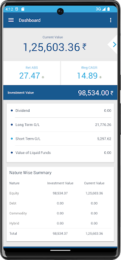 Invest Assist Screen 2