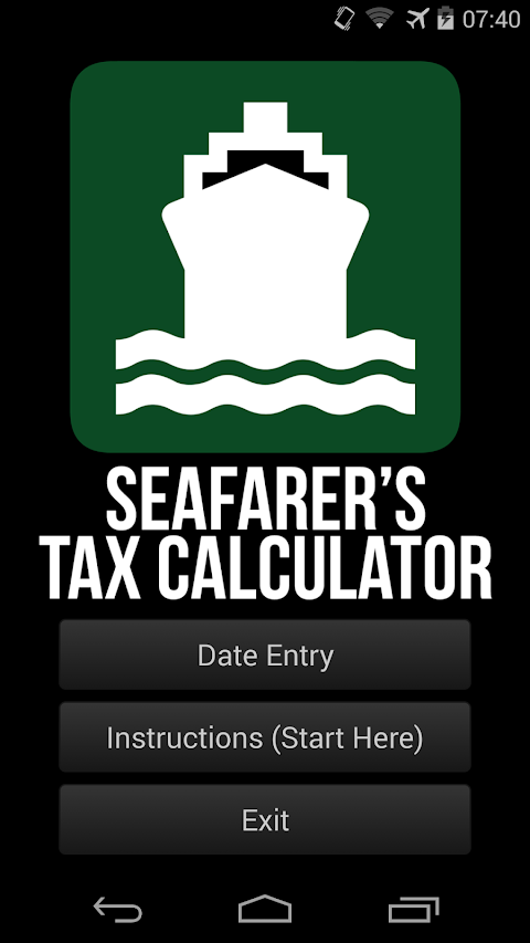 Seafarer Tax Calculatorのおすすめ画像1