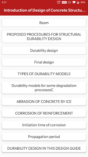 Design Of Concrete Structure Screen 3