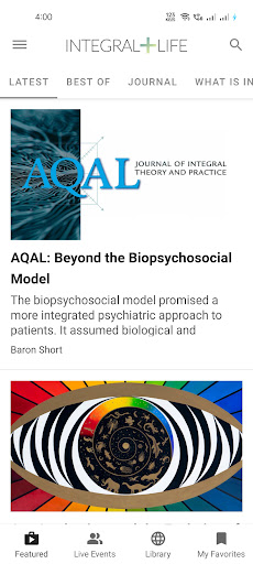Android application Integral Life screenshort