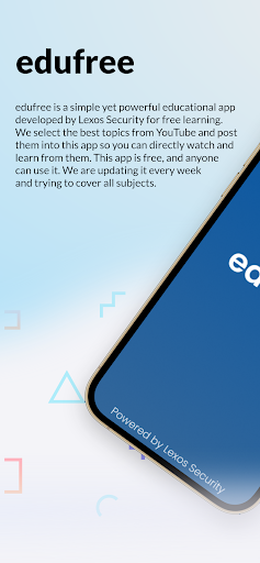 Android application Edufree Learning Hub screenshort