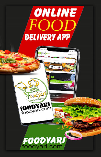 Android application Foodyari - Order Food Online screenshort
