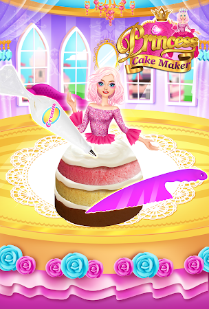 Game screenshot Rainbow Princess Cake Maker hack