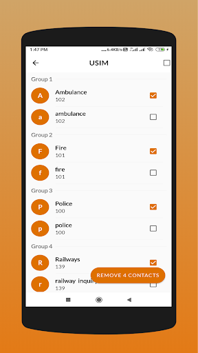 Duplicate Contacts Remover - C Screen 3