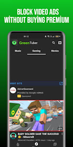 GreenTuber: Block Ads On Video 14 APK + Mod (Unlimited money) untuk android